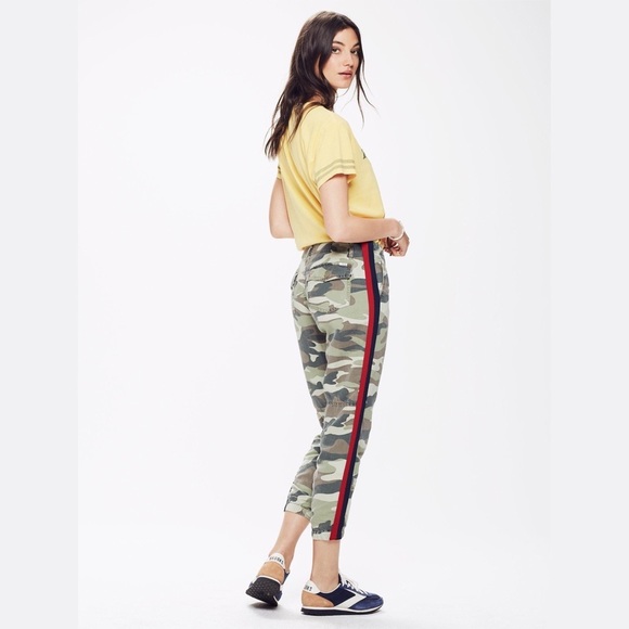 Mother No Zip Misfit Double Time Camo stripe jogger pants - Picture 4 of 11